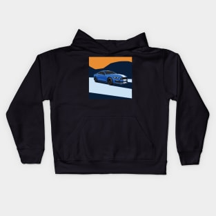 s550 ART Grabber Blue Mustang GT 5.0L V8 usa GT350 Shelby Kids Hoodie